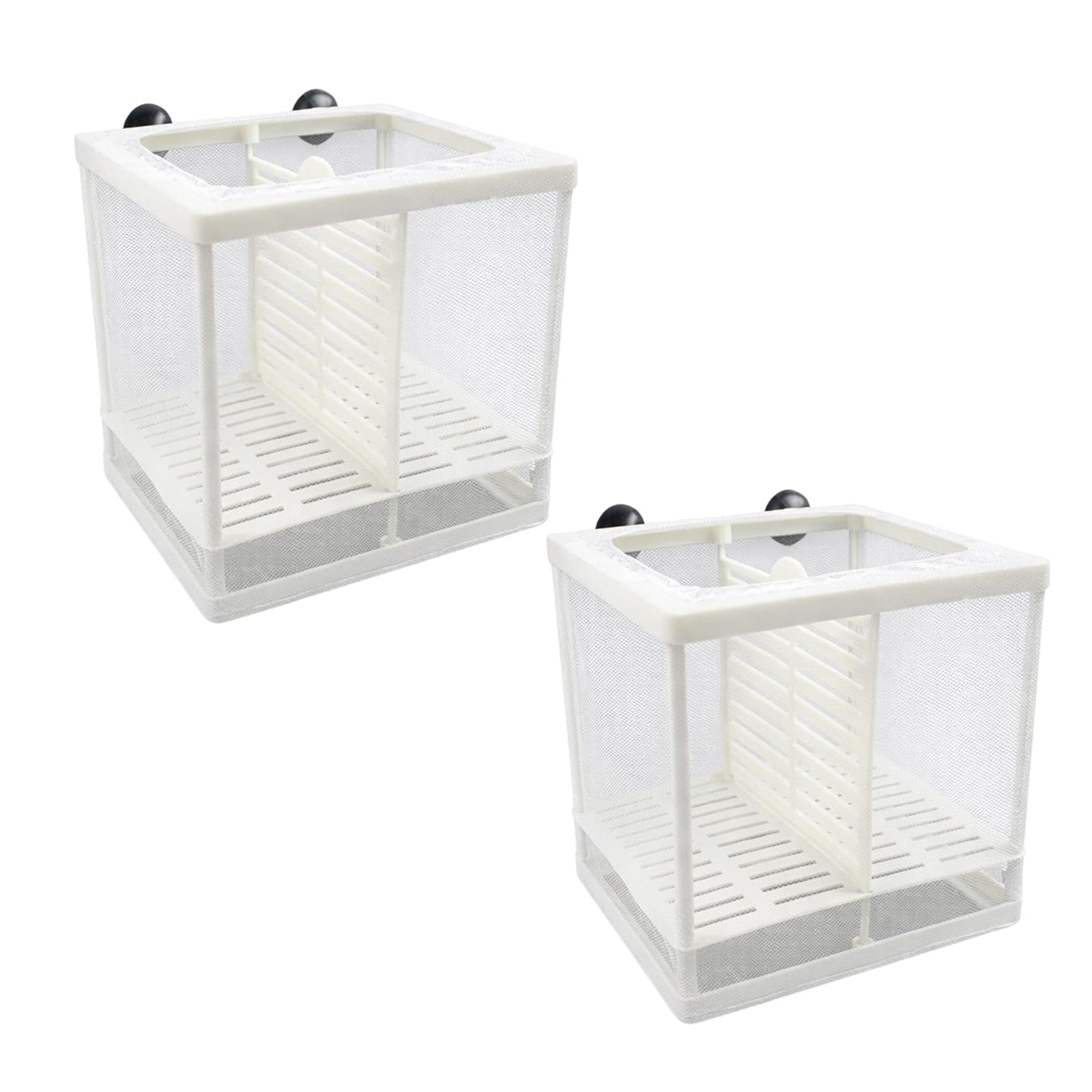 2Pcs Fish Breeding Box, Breeding Box for Fish Tank, Fish Tank with Removable Dividers, Fish Separator for Tank Isolation, Aquarium Breeding Box for Guppy and Shrimp