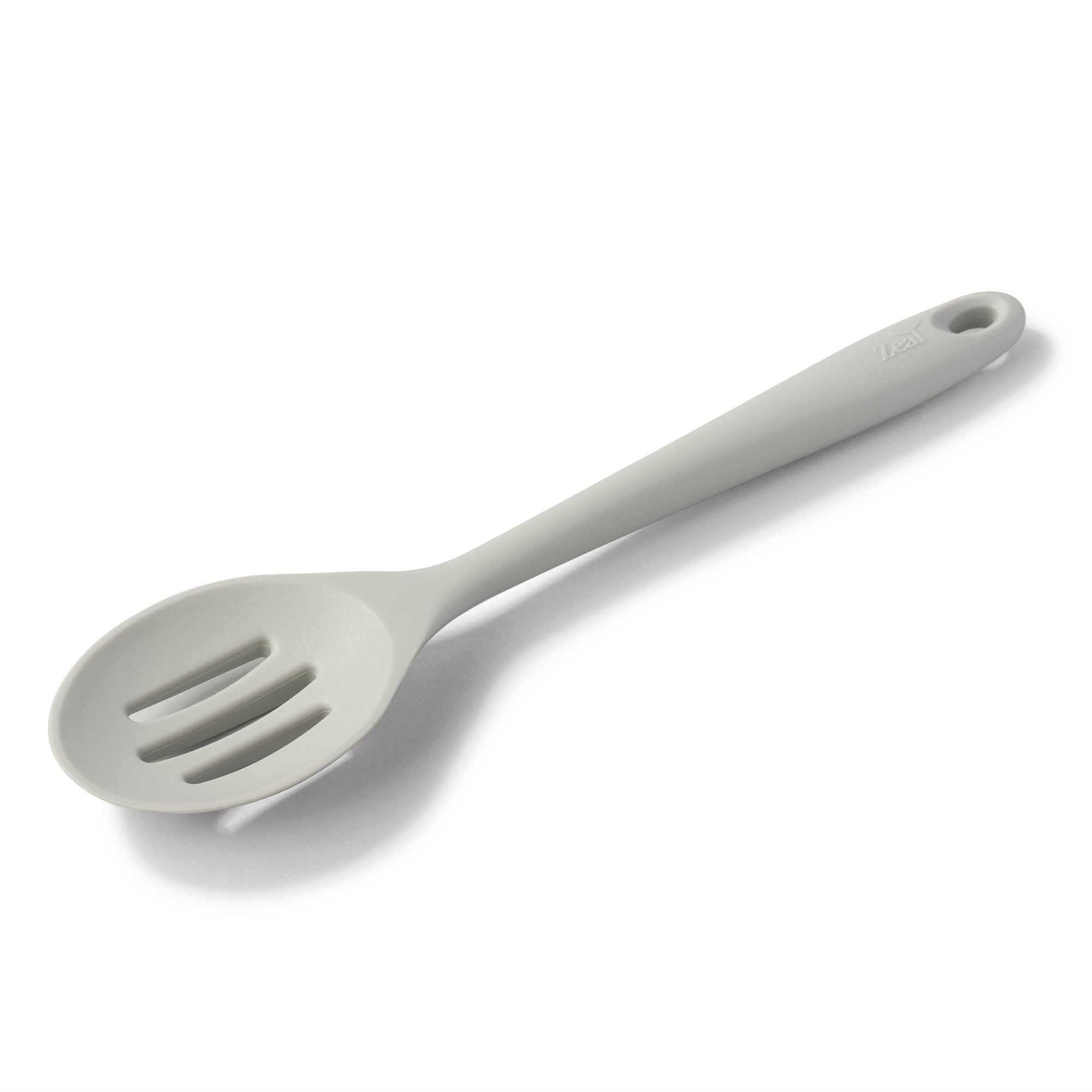 Zeal J159S Silicone Non-Stick Slotted Spoon (28cm) -French Grey