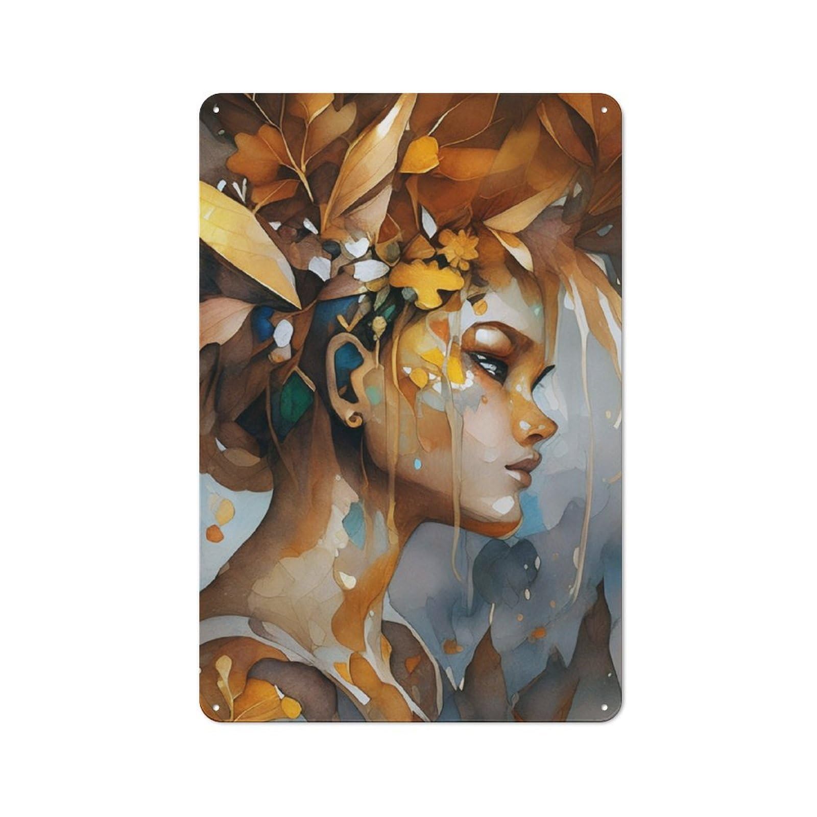 Junmoney Spirit Of Samhain For Café Or Restaurant, Vintage Metal Sign 30X20cm, For Vintage Wall Decor Fans, For Cafés, Pubs And Restaurants