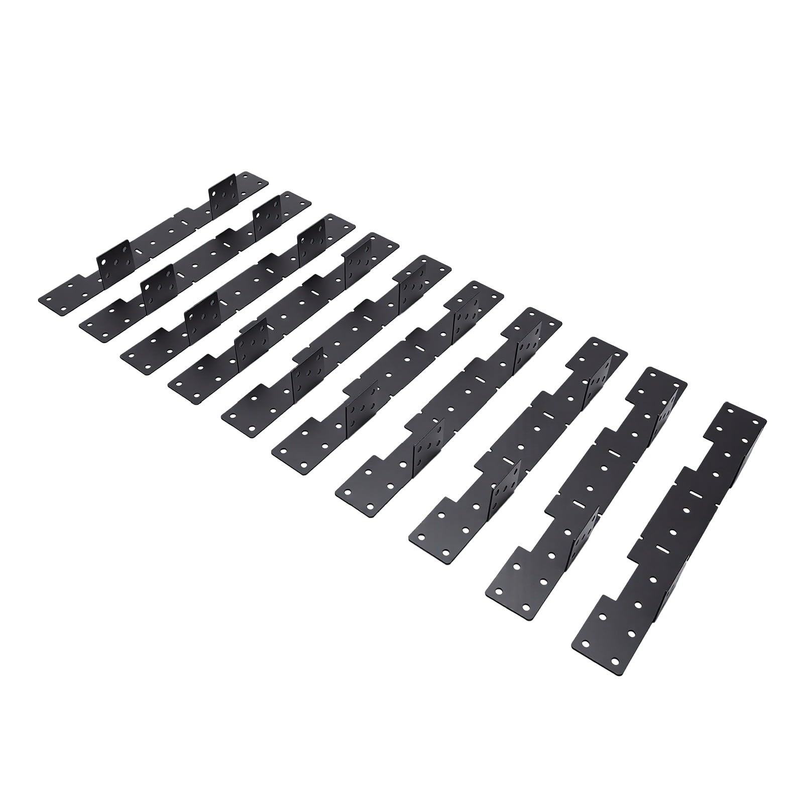 ASHATA 10 Piezas Soportes Ajustables para Largueros de Escalera, Soporte