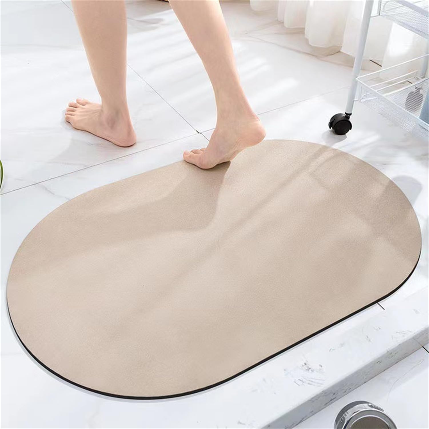 Tappeto Bagno Assorbente Cucina, 70x140cm Tappeti Bagno Antiscivolo, Tappeto Ingresso Interno, Tappeto Lavabile Morbido Tappetino Bagno Morbido ad Asciugatura Rapida, Perfect Life Tappeto Color