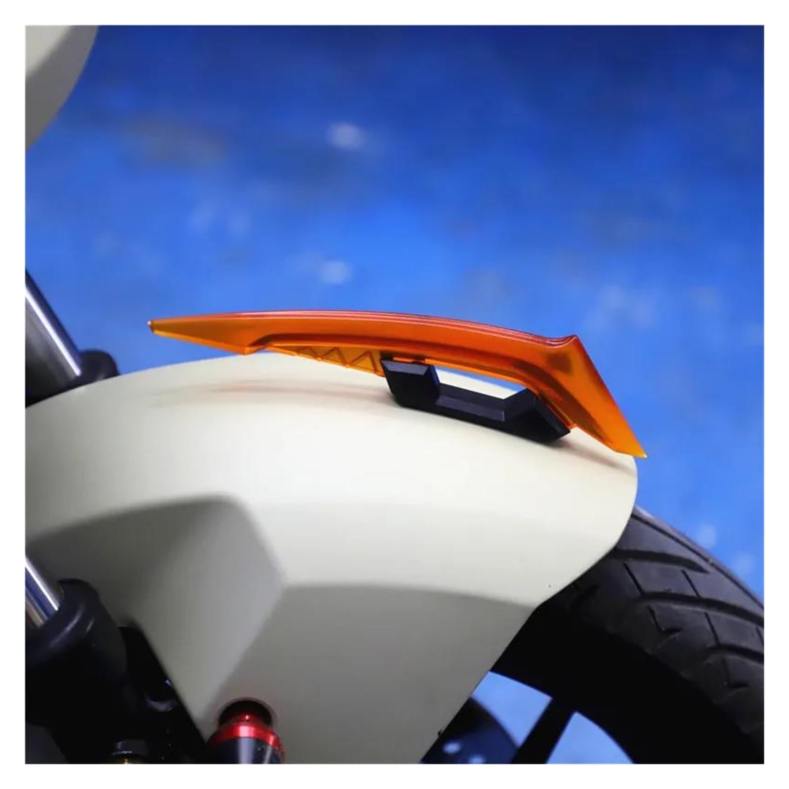 Do Yamaha XTZ1200 XTZ125 XTZ250 XTZ660 XTZ750 osłona przednia skrzydła spojler boczny skrzydła aerodynamiczne skrzydło (kolor: przezroczysty czarny, rozmiar: normalny)