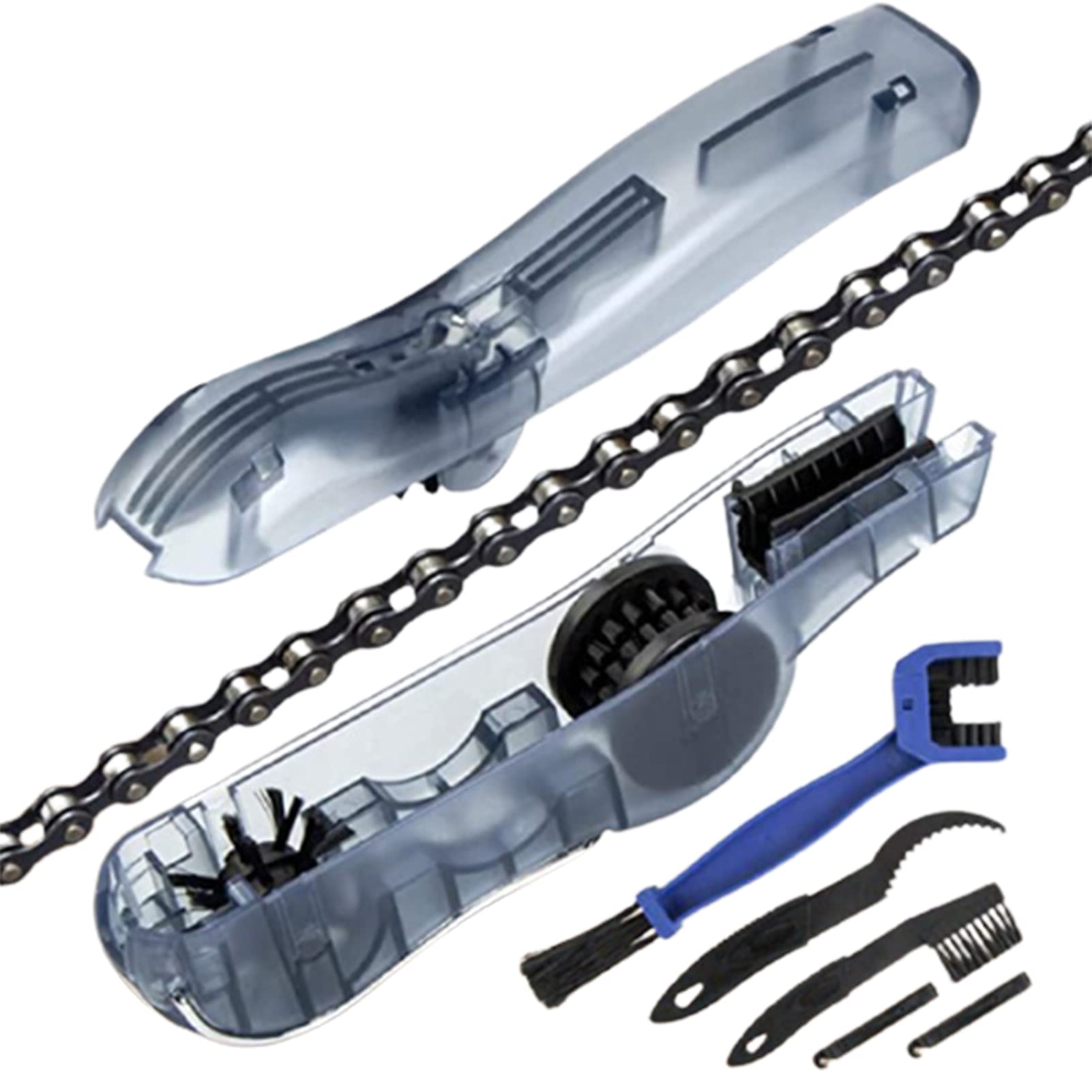 VELIHOME Bicycle Chain Washer ABS Hangable Quick Clean Not Easily Deformed Cycling Equipment Accessories for Cycling Bikes