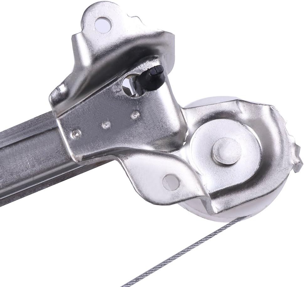 SCITOO 740-452 and 740-453 Power Window Regulator Driver Side and Passenger Side Compatible for 1997-1999 for Mercedes-Benz E300, Power Window Regulator Without Motor