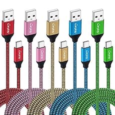 Image of USB Type C Cable 5 Pack. Brand catalog list of Canjoy. 