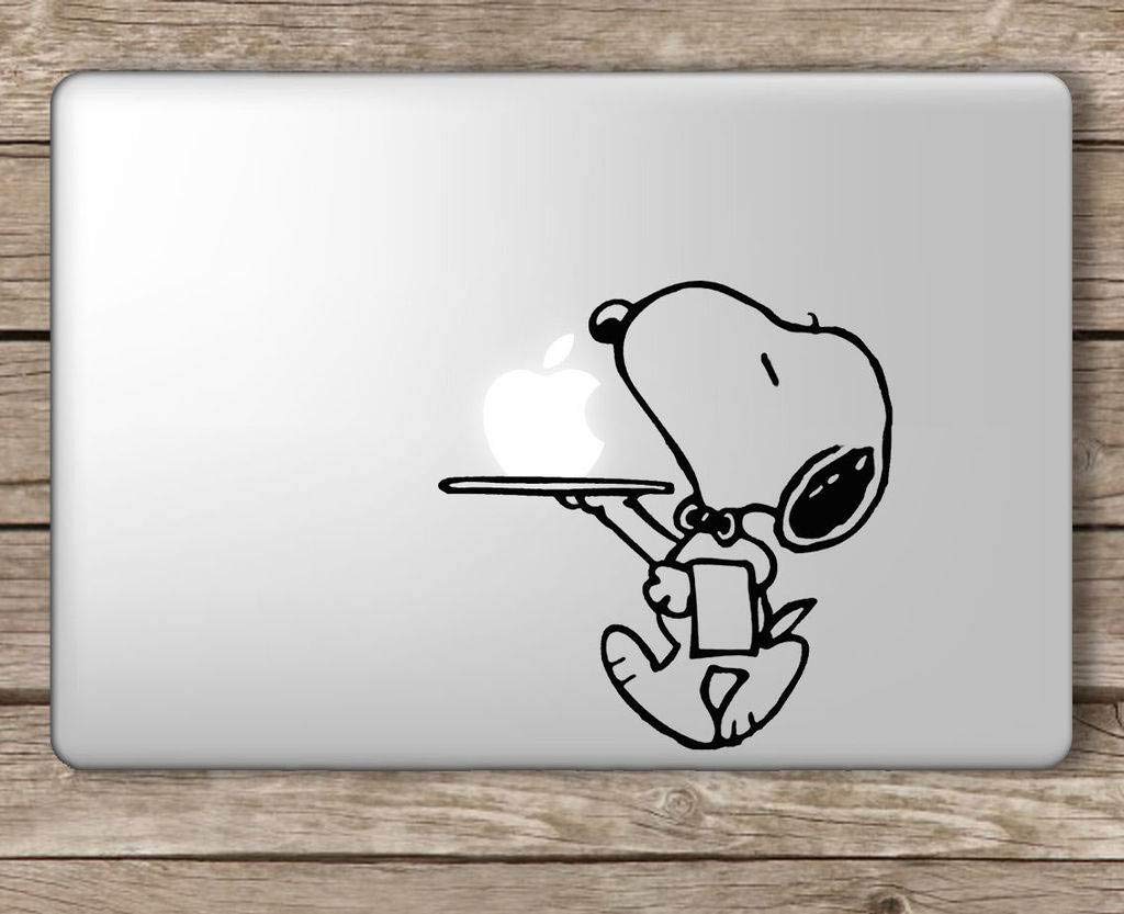 KaaHego Skin Sticker Decal Laptop Skin Sticker for Snoopy Laptop Vinyl Sticker (Black) (B07H8L33GS) Amazon Price History, Amazon Price Tracker