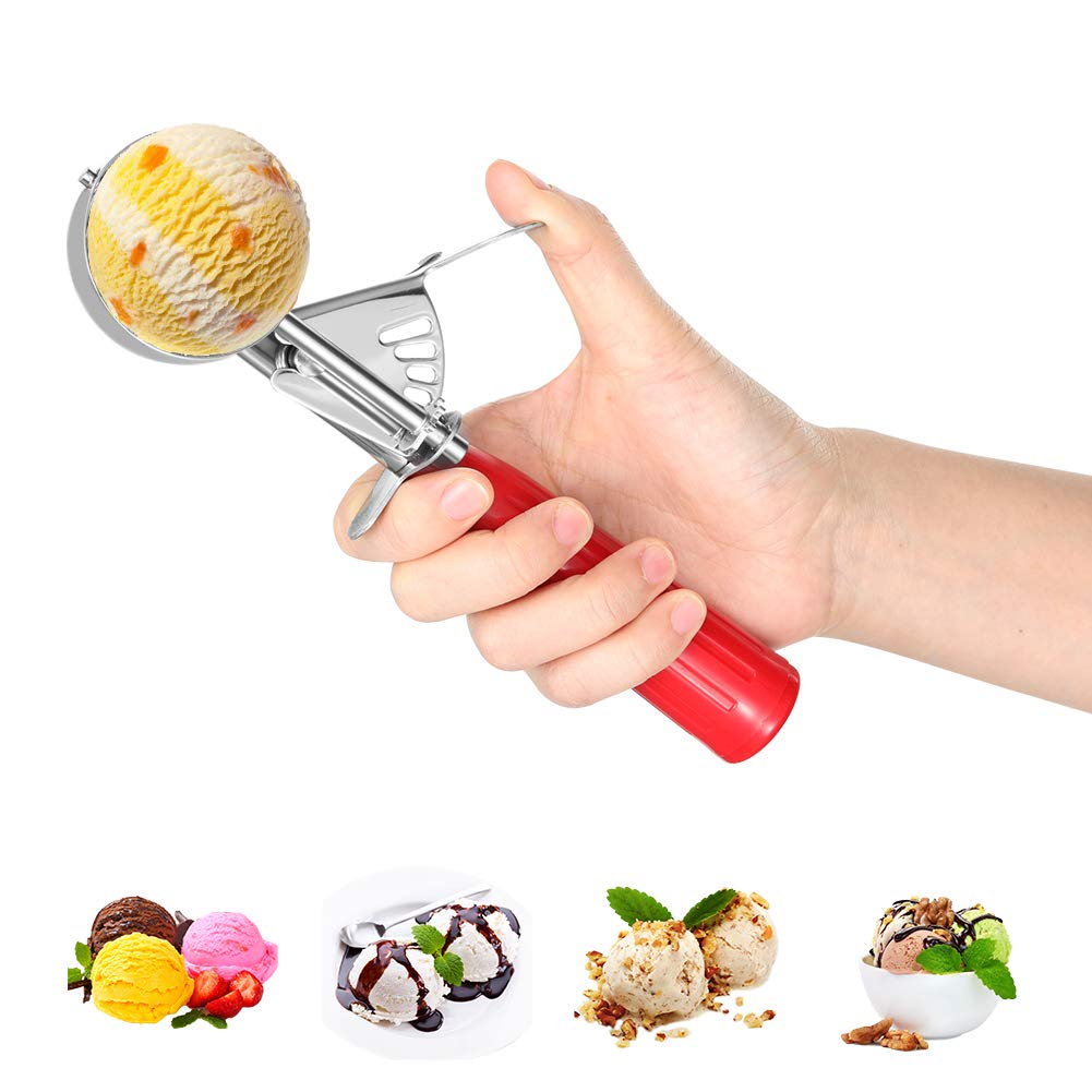 Ice Cream Scoops Set, 3 PCS Ice Cream Scoops Trigger, Cookie Scoop
