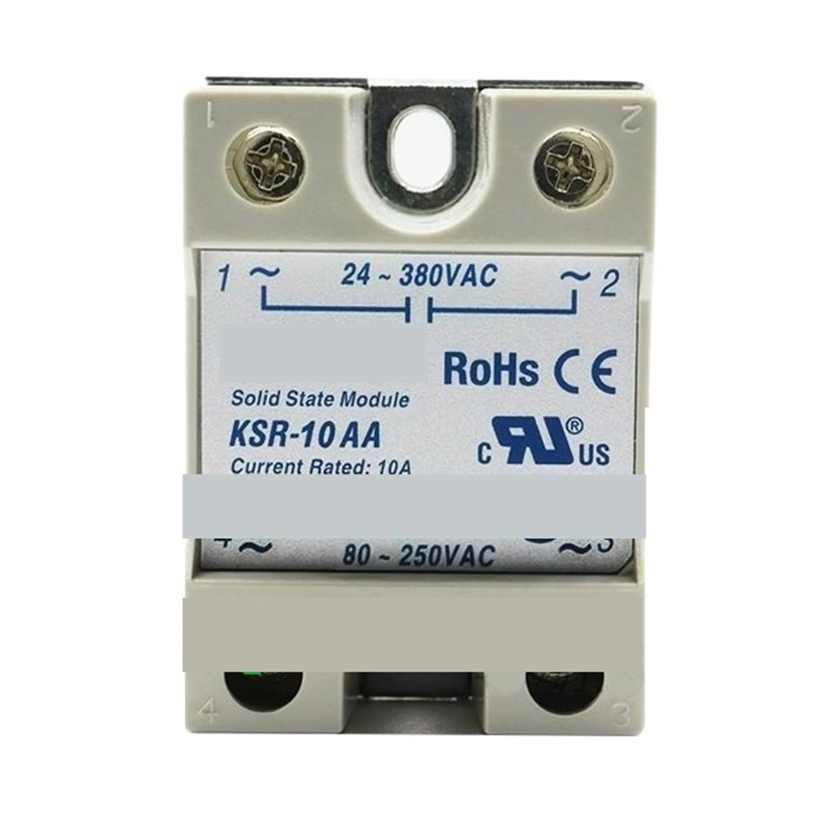 Relais statique SSR KSR-75AA Triac AC-AC 75A pour commande monophasée