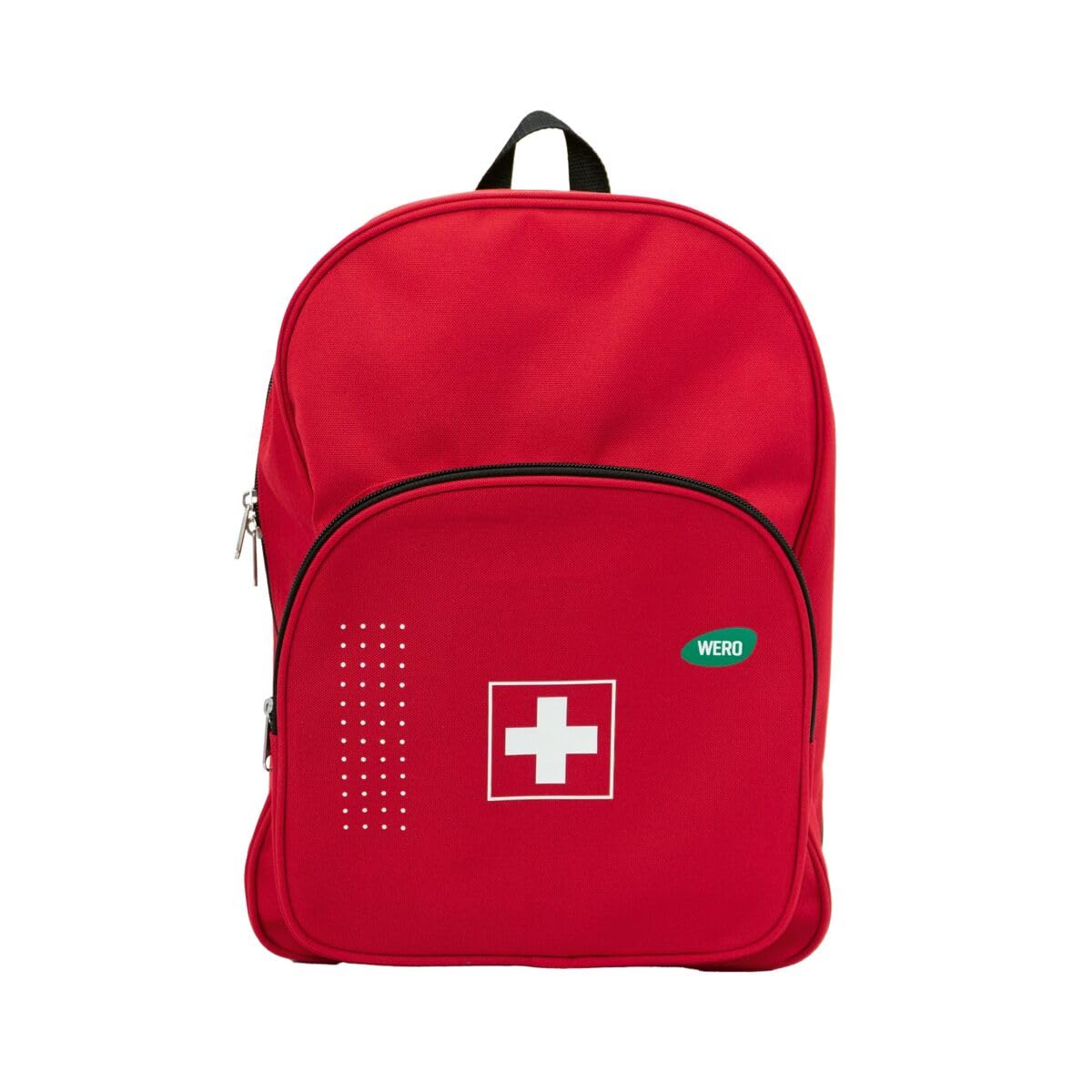 WERO Erste-Hilfe-Rucksack DIN 13157 Allround | Komplettes Notfall-Set, Für Betrieb, Baustelle, Außendienst & Veranstaltungen, 180°-Öffnung