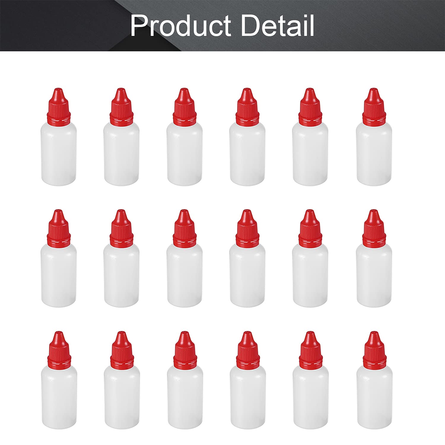 Flаѕh Sаlе Othmro 30ml Plastic Dropper Bottles 50pcs Empty Squeezable Eye Liquid Dropper Bottles with Caps