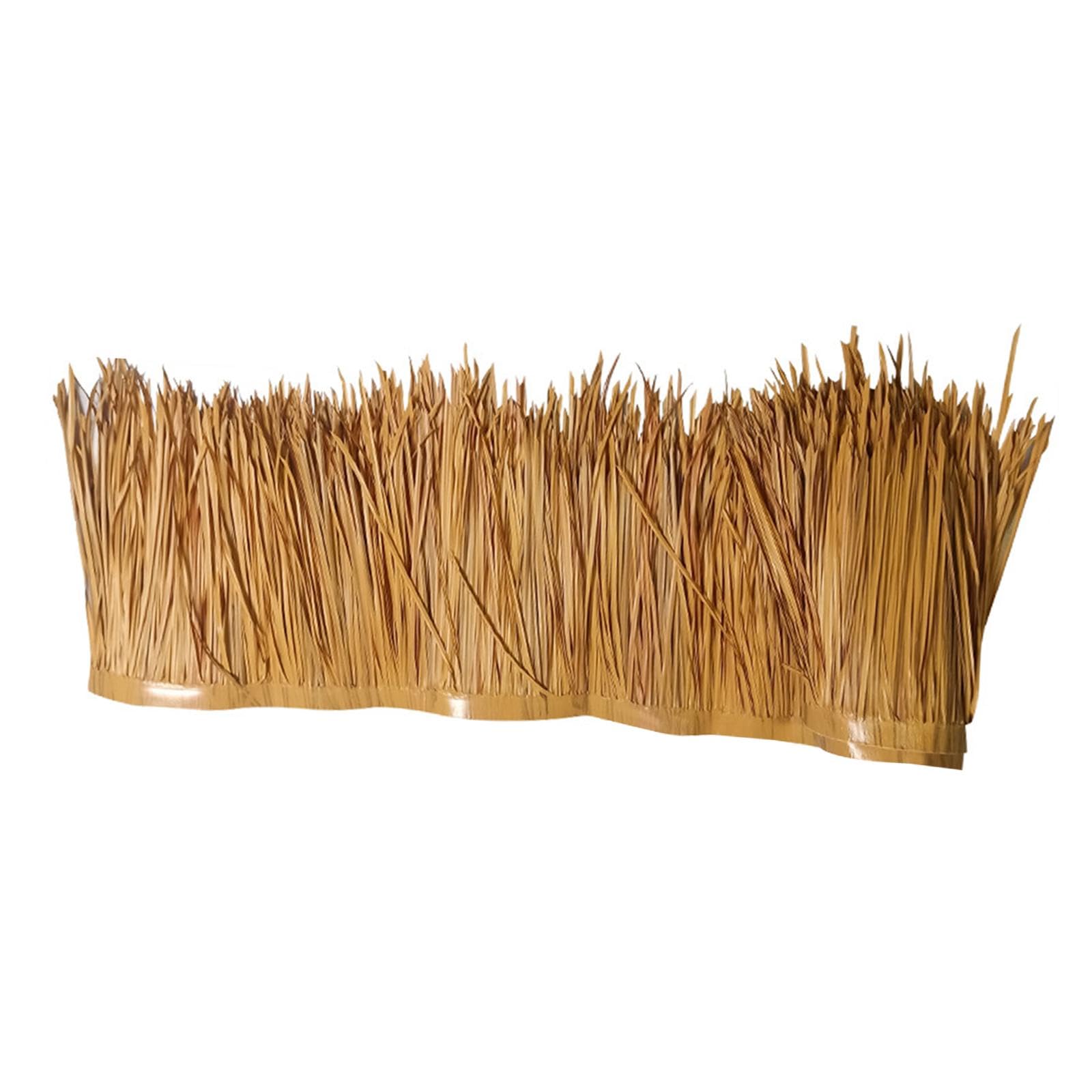 Amazon | Yajuyi 人工わら屋根の茅葺き耐久人工茅葺き屋根 100x50cm PE