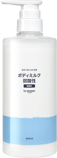 by Amazon Large Capacity Low-Acid Body Milk 600ml Fragrance-Free - 1