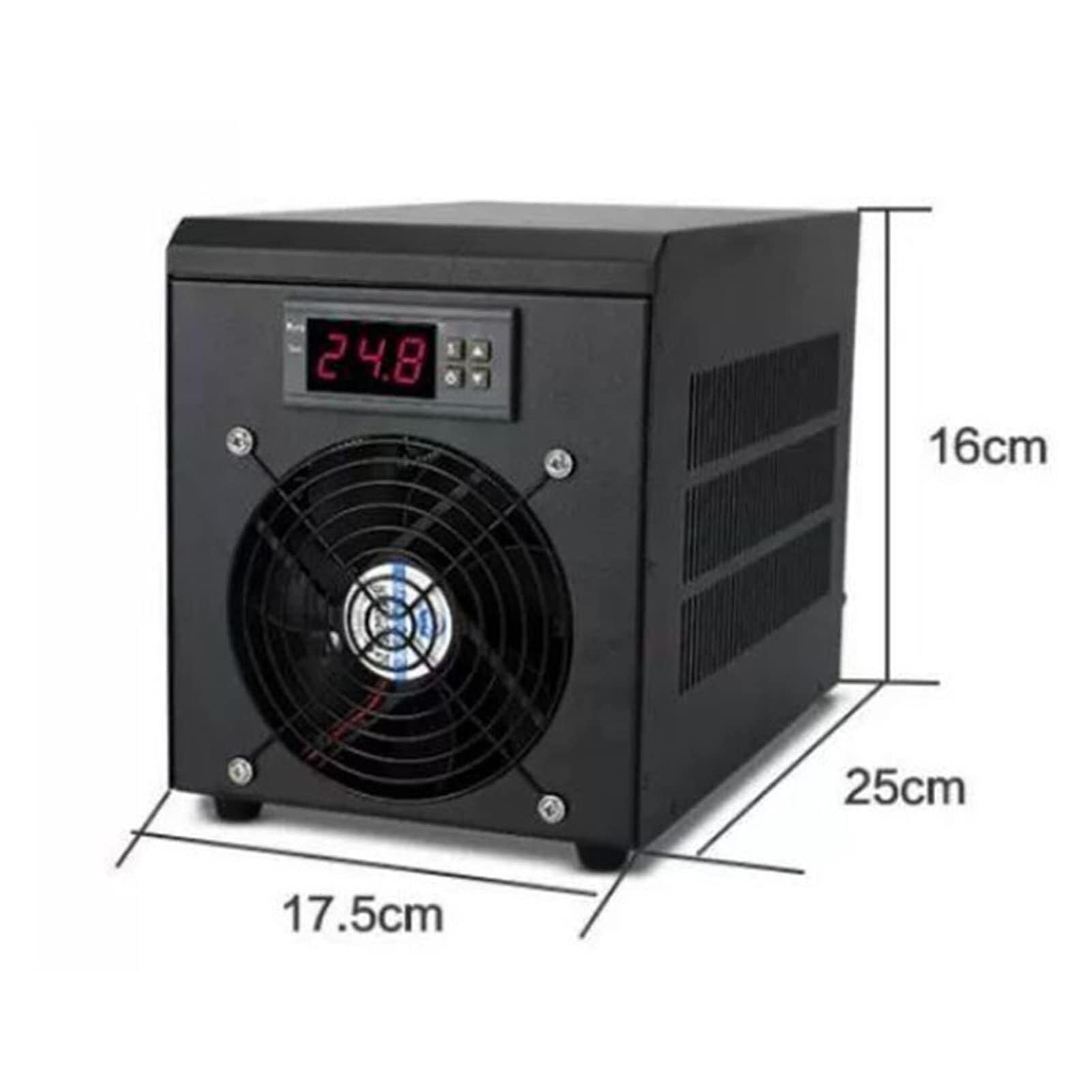 Enfriador de agua para acuario, sistema de refrigeración de 180 W para peceras de 60 L, control de temperatura constante para una refrigeración sostenible