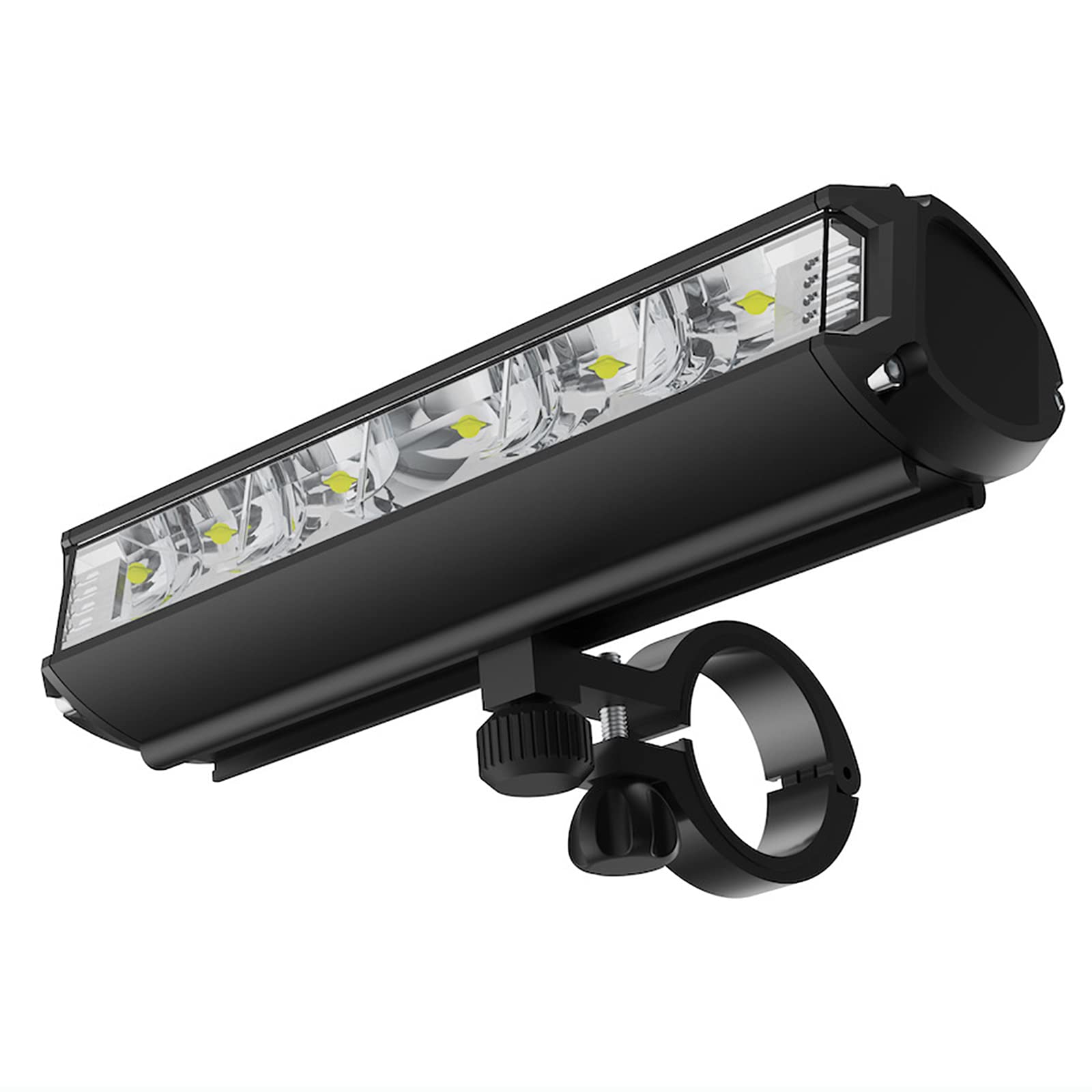 6 Lampek Rowerowych LED, Wodoodporna Lampa Do Jazdy Nocnej O Mocy 2600 Lumenów Z Migającym Modelem, Technologia Pierścienia Odblaskowego 130° I Konstrukcja Przeciwodblaskowa