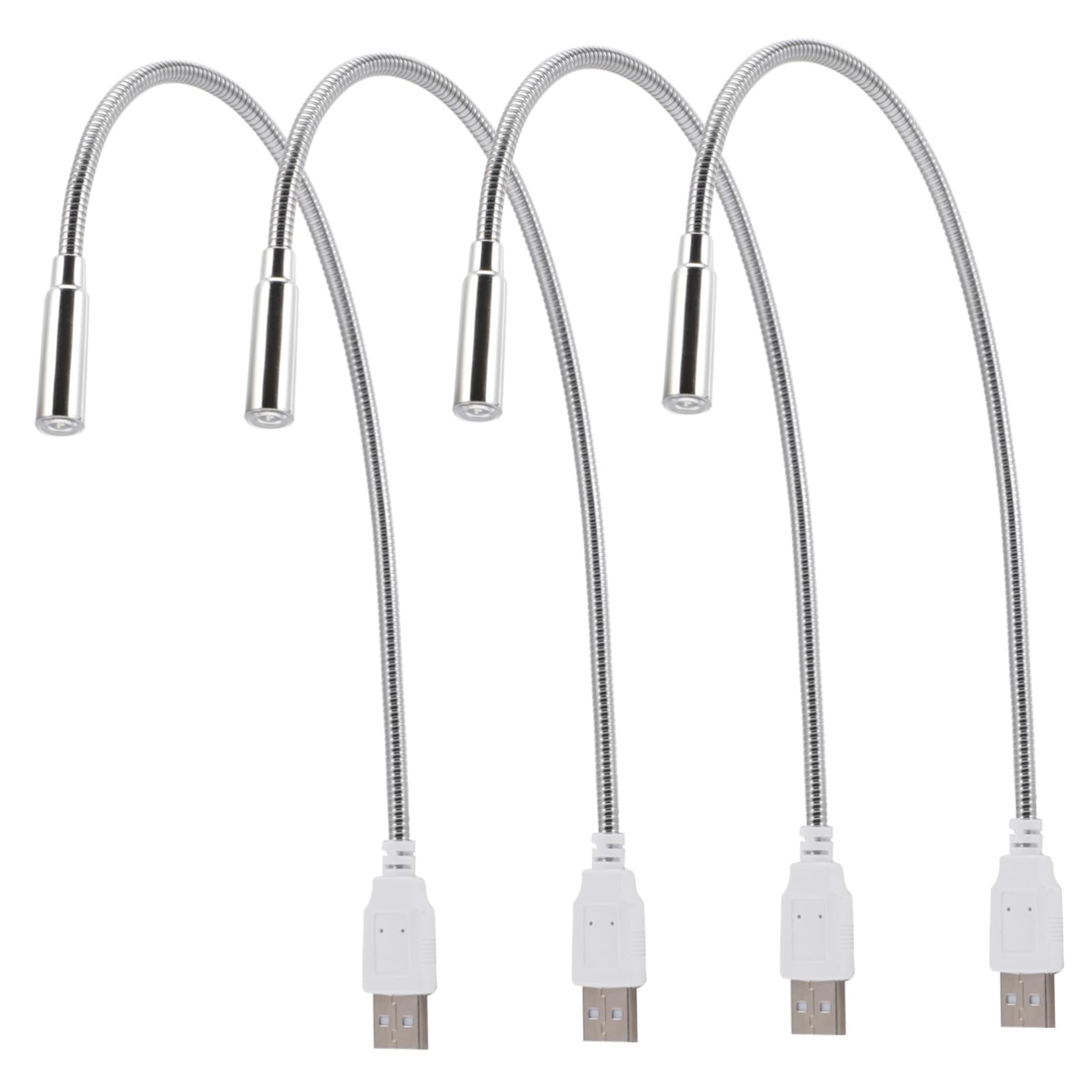 FOYTOKI Computer Lamp Keyboard Light 4pcs Flexible Tube Powered Led Eye-Care for Travel