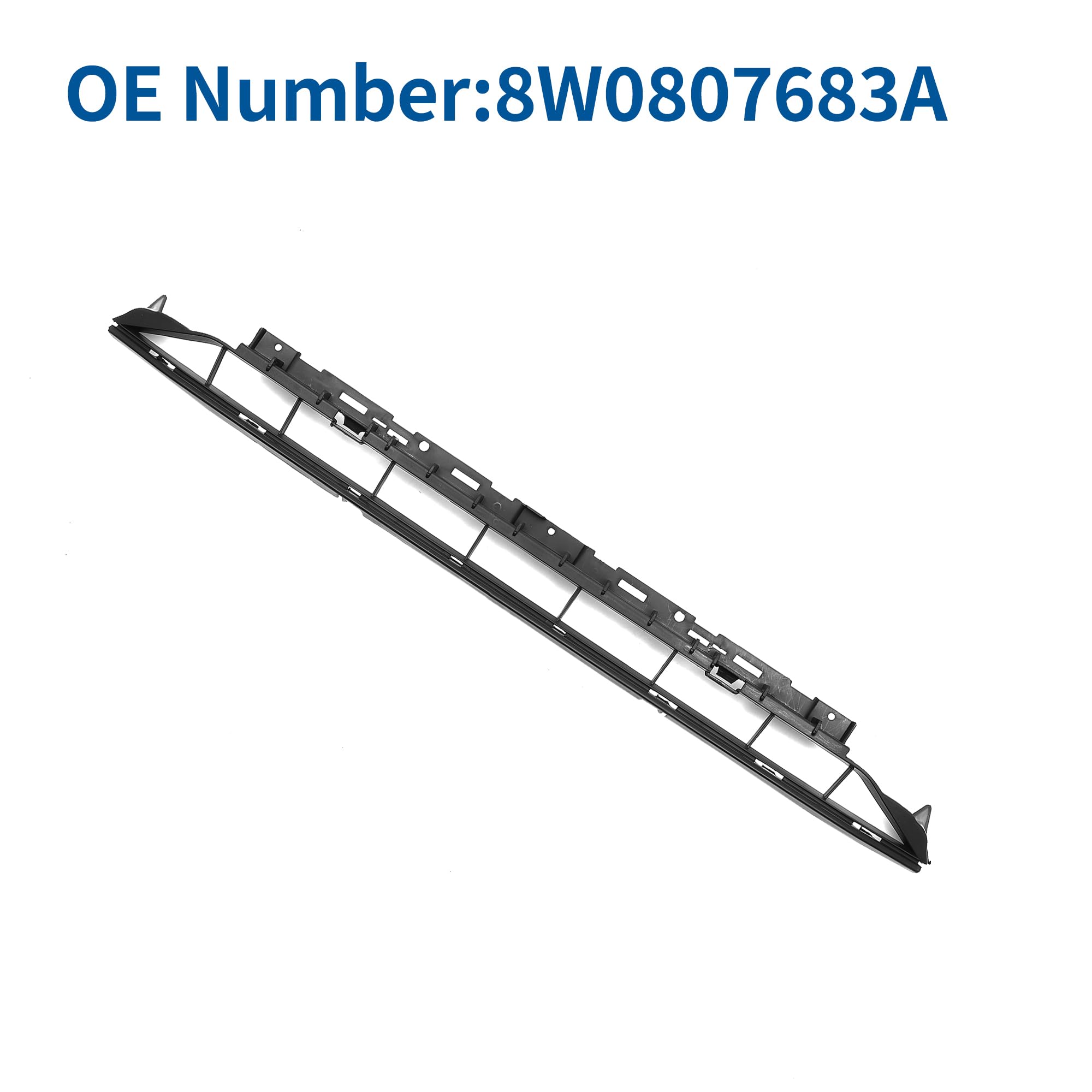 QUARKZMAN Przedni dolny zderzak Grill Kratki No.8W0807683A Dla Audi A4 B9 2016-2018 Sportowy Styl Czarny