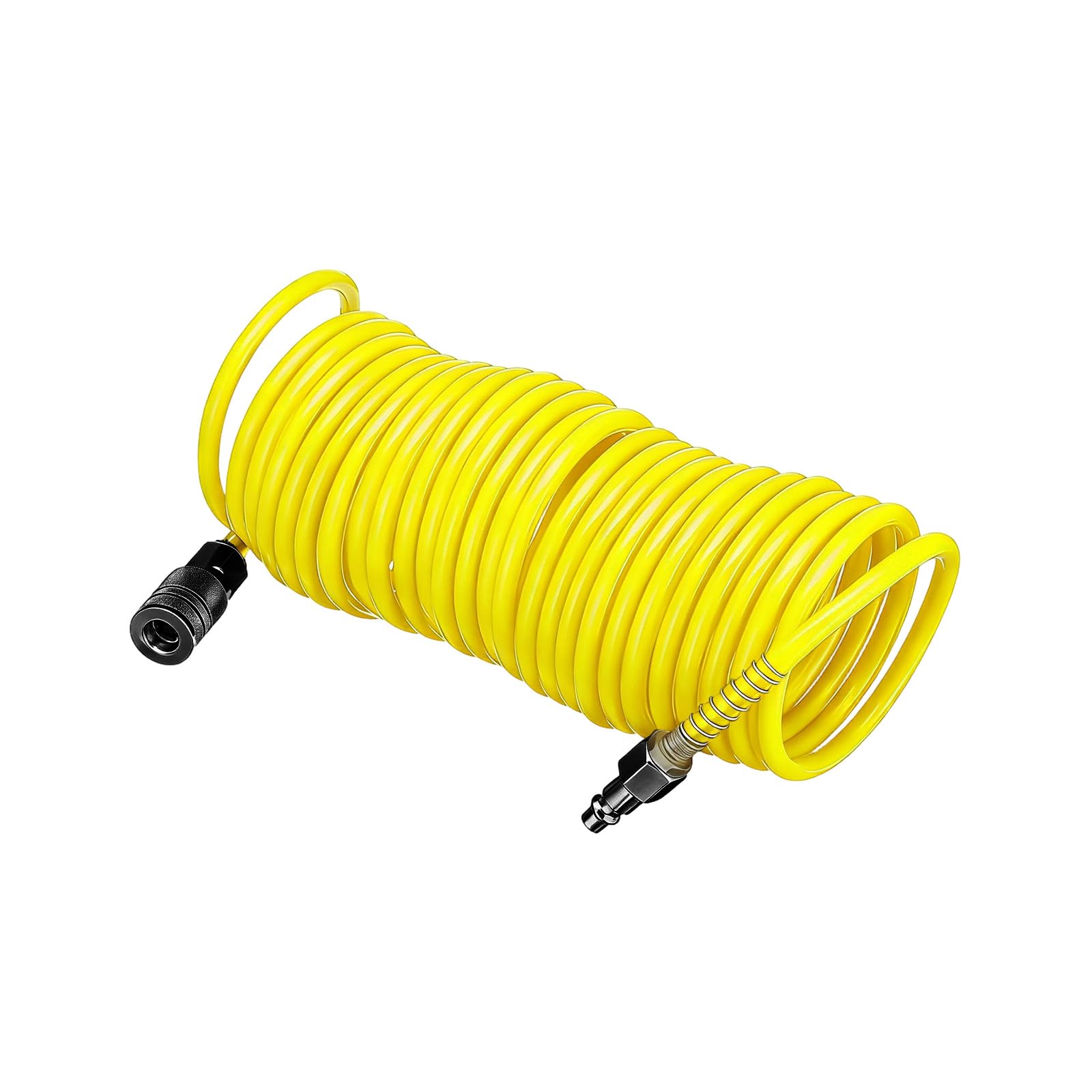 Air Compressor Hose 7.5m Tubing 1 / 4in Quick Coupler Pneumatic Tubing Quick Coupling Pipe Pneumatic Tool Part Tire Pressure Filler Hose