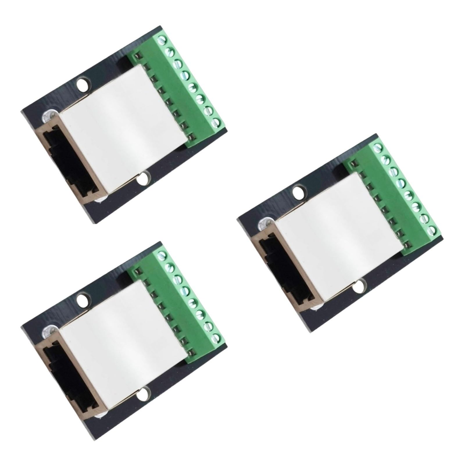 NUEAYMS Rj45 Female Adapter Board Rj45 Networking Adapter Board Turn 2.54mm Pitching Terminal 8Pin Networking Assembly