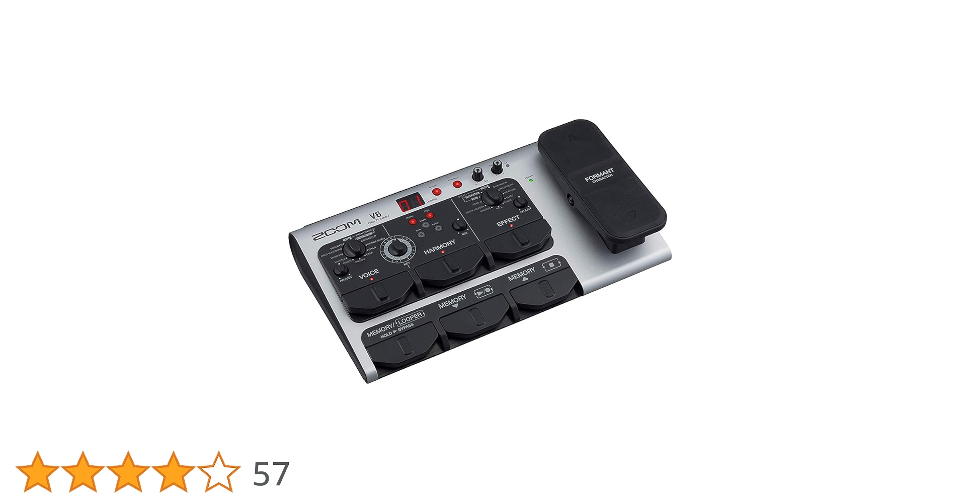Amazon | Zoom V6 ボーカルエフェクトプロセッサ ショット
