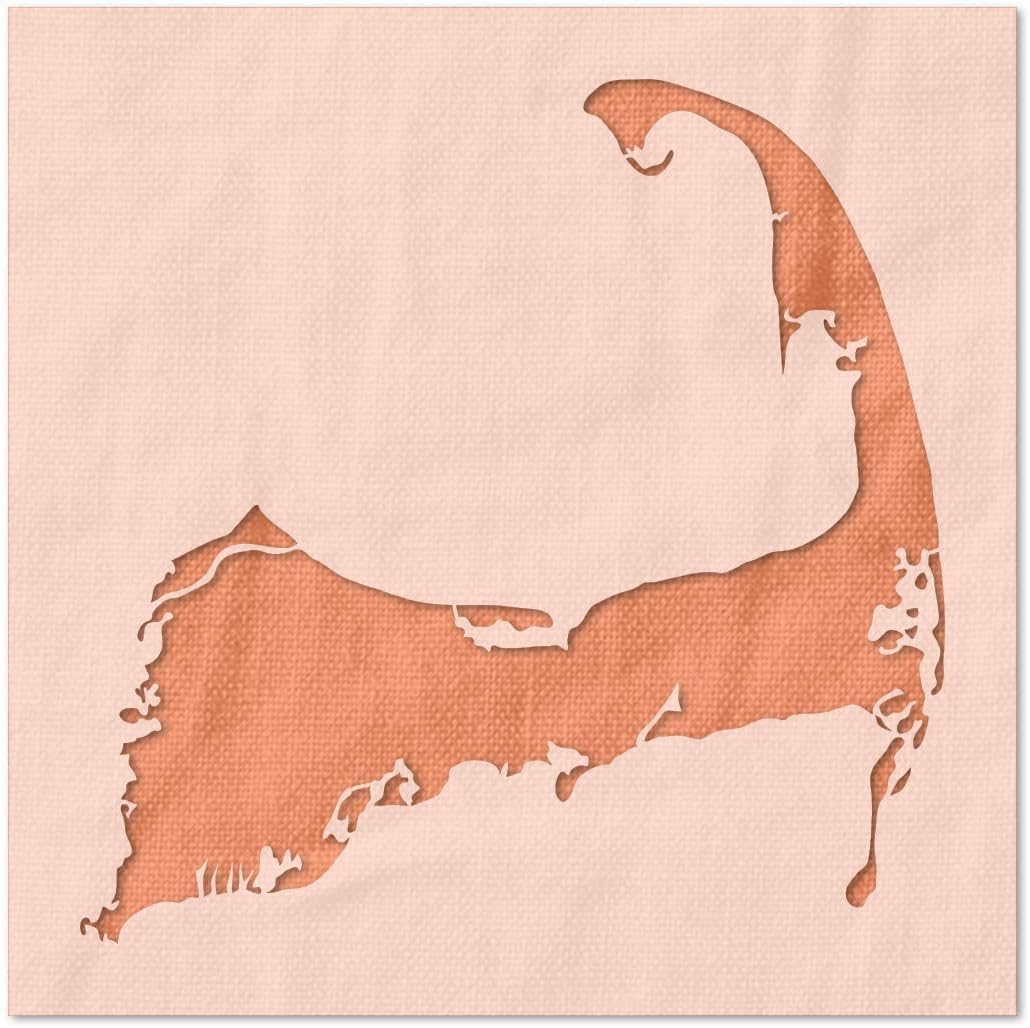 Pochoir Cape Cod lavable pour réussir vos dessins sans rater les contours sur vos murs