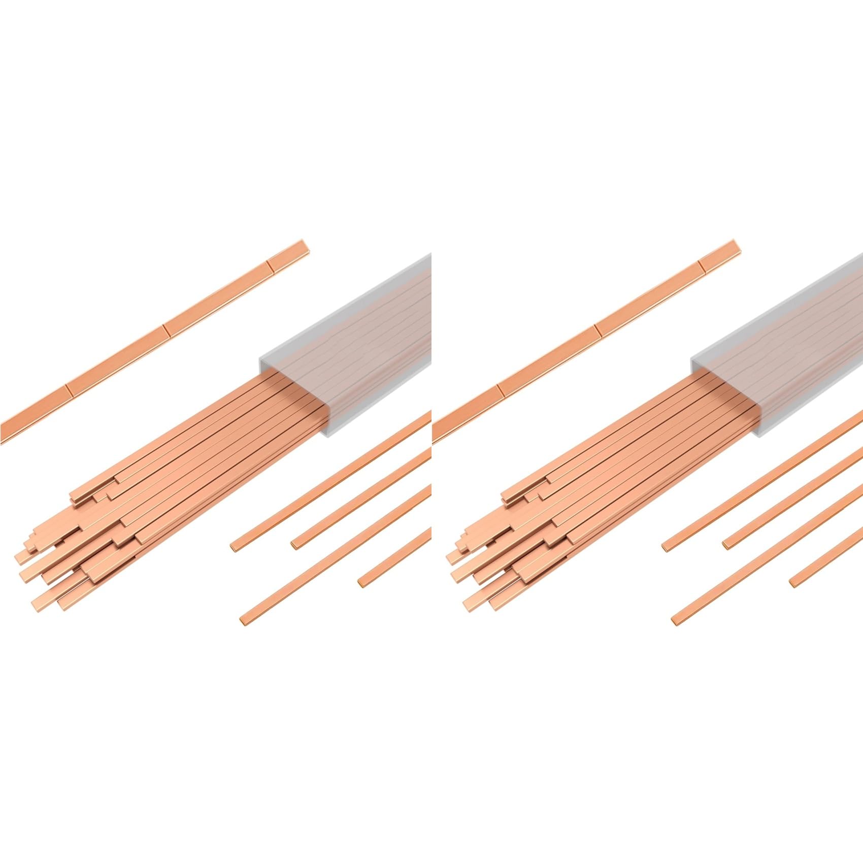 Jnchdghwa As Shown 15% Silver Brazing Rods,Silver Solder Hvac Welding Rod Kit, 40 Pcs 10 Inch Flux Coated Brazing Rods