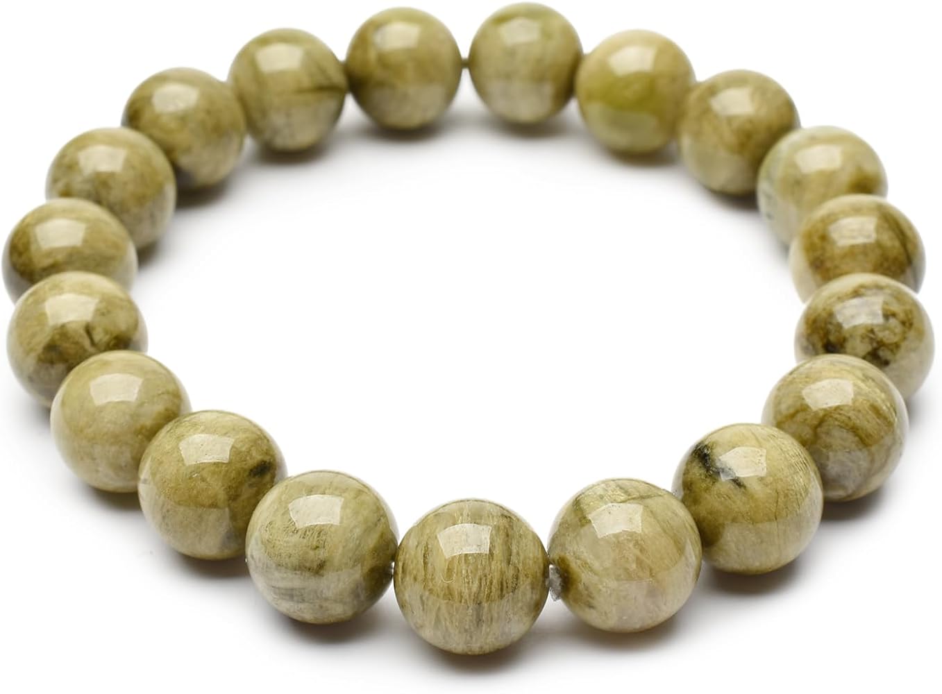 Amazon | [福縁閣] キャッツアイ効果 グリーントルマリン 9mm