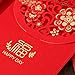 Voice on growth Pack-12 Chinese Red Envelopes hongbao- Lucky Money Gift Envelopes Red Packet for New Year, Birthday, Wedding (7 x 3.5 in) (Blessing)