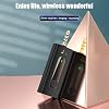 Coverzone Wireless Microphone Wireless Dual Collar Microphone 3.5mm Aux Input Street Musicians Amplifier Speaker Computer Youtuber Tablet Compatible Plug and Play (NO PHONE SUPPORT) K35