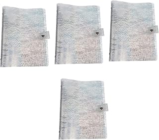 Operitacx Pasta De Orçamento Transparente Pasta De Orçamento Transparente 4 Peças Capa De Pasta De Caderno Pasta De Pvc Concha De Liga De Alumínio Pasta Transparente Branca Pasta