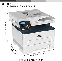 Vista 2 de Xerox B225DNI All-in-One Printer, Laser, B&W, Wireless, ADF, Letter, Print, Scan, Copy, Energy Star Certified, Up to 36PPM