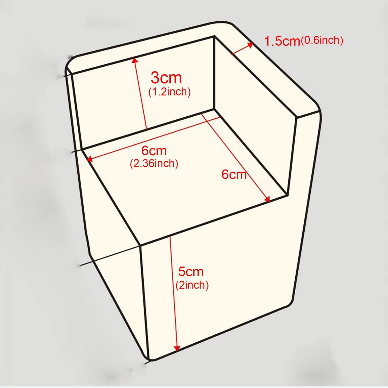 Paquete de 4 elevadores de madera maciza con patas de elefante para muebles de cama y sofá, elevadores de patas de 6 x 6 x 5 pulgadas, mesas elevadas, sillas y gabinetes. Soluciones de soporte