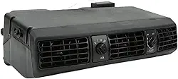 Focket Kit de evaporador de ar condicionado universal sob painel, 360 CFM 3 velocidades capacidade de resfriamento 18853 BTU, bobina de 4 vias de 32 passagens, ar condicionado universal para carros clássicos, autocaravanas (12V)