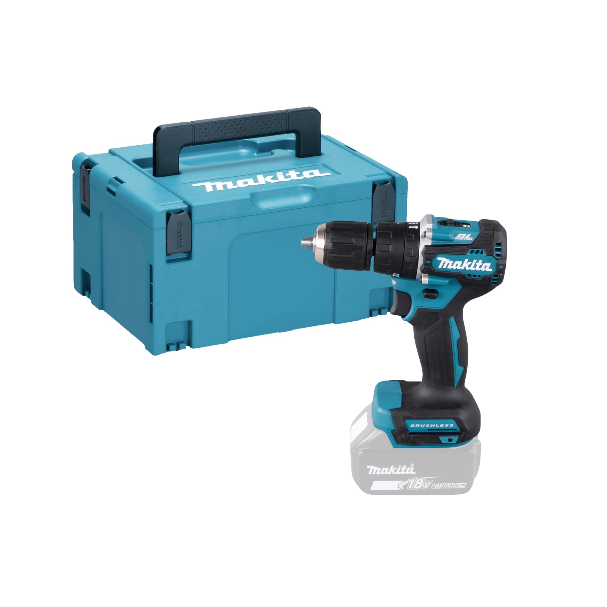 Wiertarka udarowa 18V LXT (tylko maszyna) MAKPAC - MAKITA DHP487ZJ