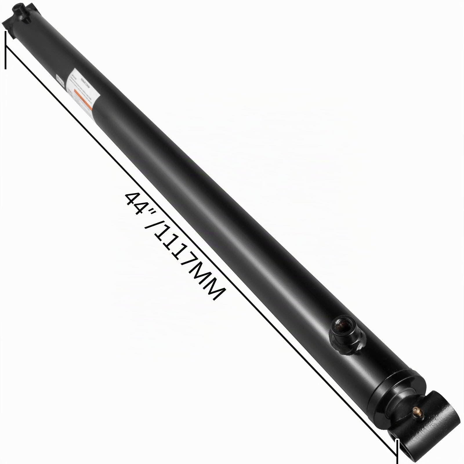 VEVOR Cilindro hidráulico Cilindro de ariete hidráulico de carrera de 2" de diámetro 36" Cilindros hidráulicos de 3000 psi Tubo transversal de doble acción soldado Cilindro de elevación