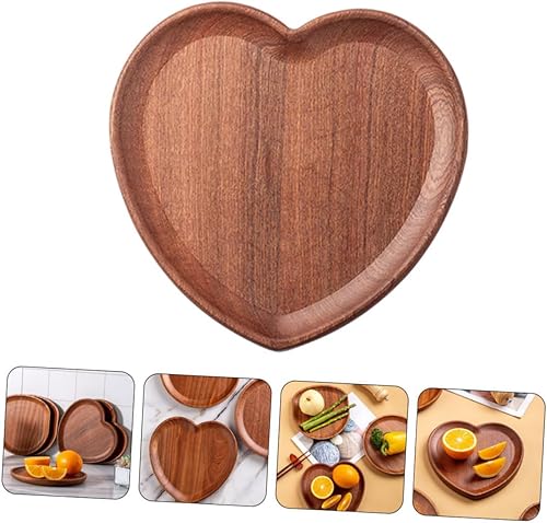 Miniatura 2 de BESTOYARD Bandeja Plato de postre Platos de servir de corazón Plato de galletas Platos de aperitivo Bandeja de postre Bandeja de cubiertos Bandeja