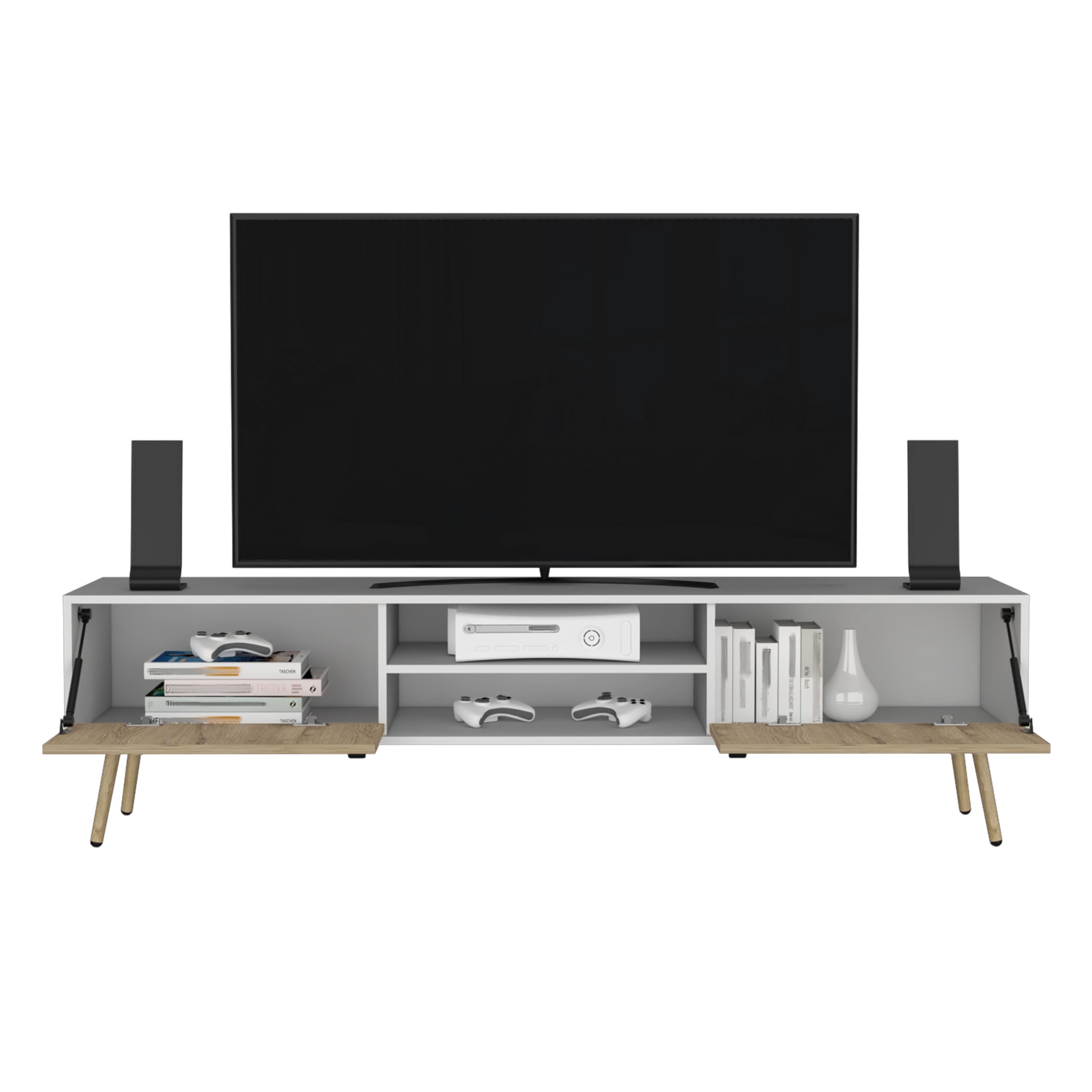 Amazon.com: TV Stand,TV Stands for Living Room,Dual-Tone