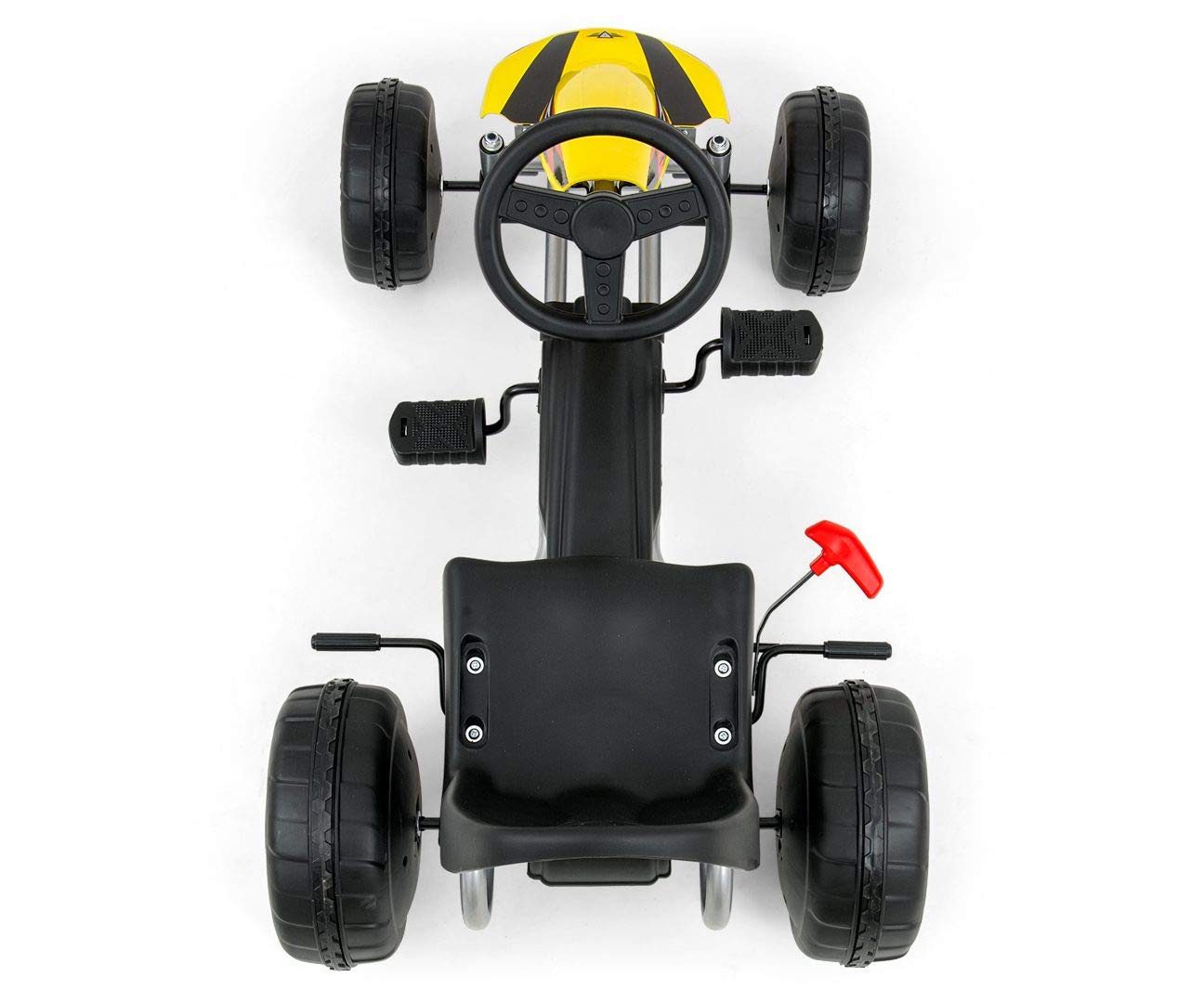Milly Mally Pedal de Cart tobogán Viper, Blanco, 5901761125856