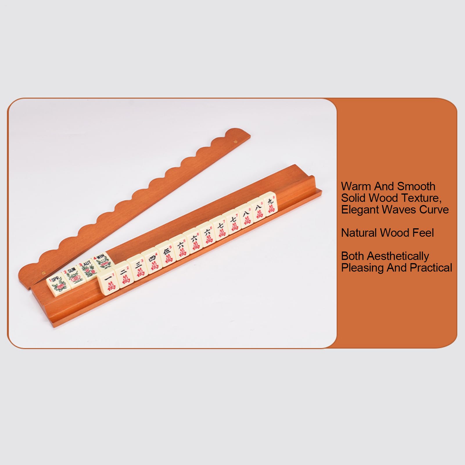Supporti per Mahjong con Spingitore Set Da 4 Pezzi Organizzatore Magnetico | Spingitore per il del Mahjong Adatto a Casa, Viaggio, Natale, Giochi, Principianti, , , Tavolo da