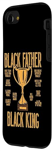 Miniatura 32 de Funda para iPhone 13 Pro Black Father King African Pride BLM Afro Dad Daddy Papa Men