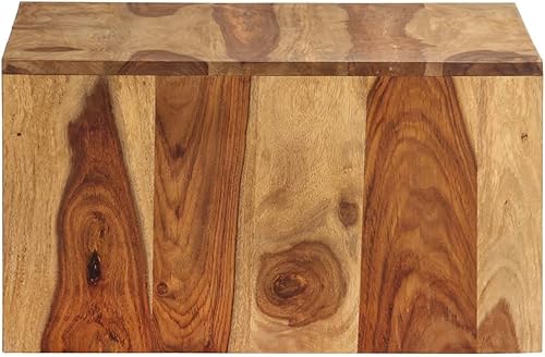 Miniatura 6 de Mesas nido, mesa de centro única, pequeña mesa de centro elevada adecuada para sala de estar, balcón, oficina, sala de estar familiar, 2 piezas de