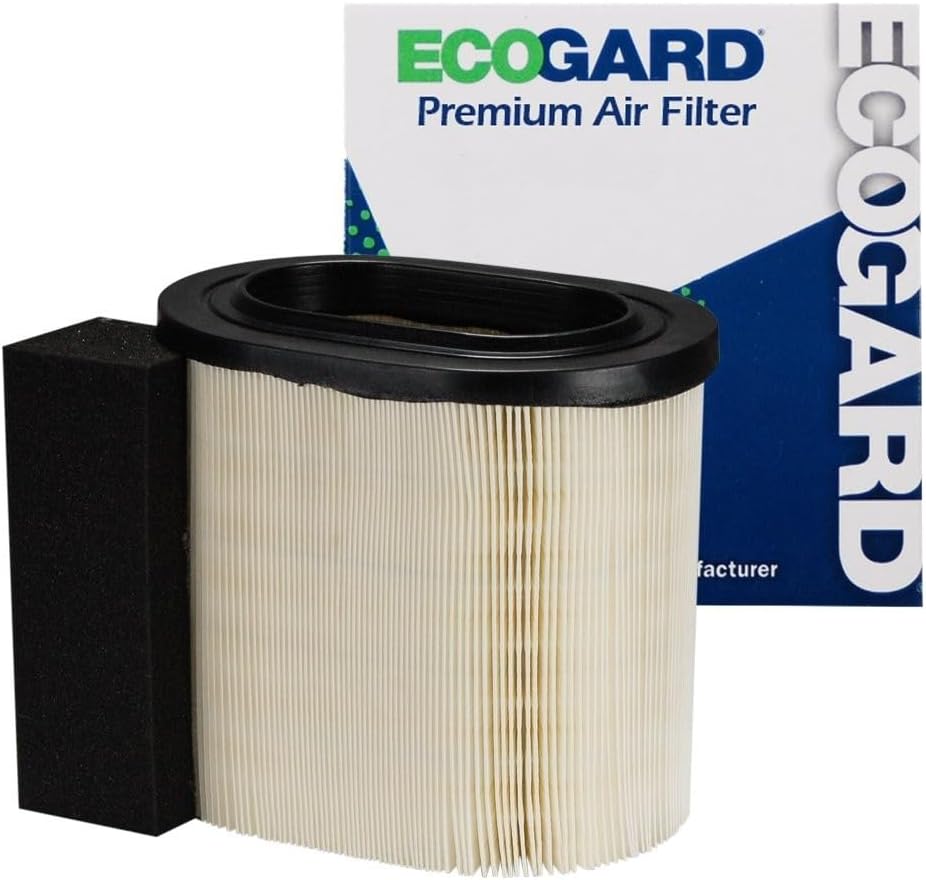 ECOGARD XA10580 Premium Engine Air Filter Fits 2017-2019 Ford F-250 Super Duty, F-350 Super Duty, F-550 Super Duty, F-450 Super Duty, 2019 Thor Motor Coach Four Winds Super C, Omni