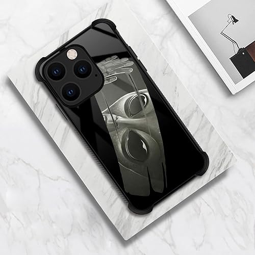 Miniatura 2 de CARLOCA Funda compatible con iPhone 13 Pro, funda con patrón de vidrio Alien Clean iPhone 13 Pro, ultra protección, a prueba de golpes, de silicona