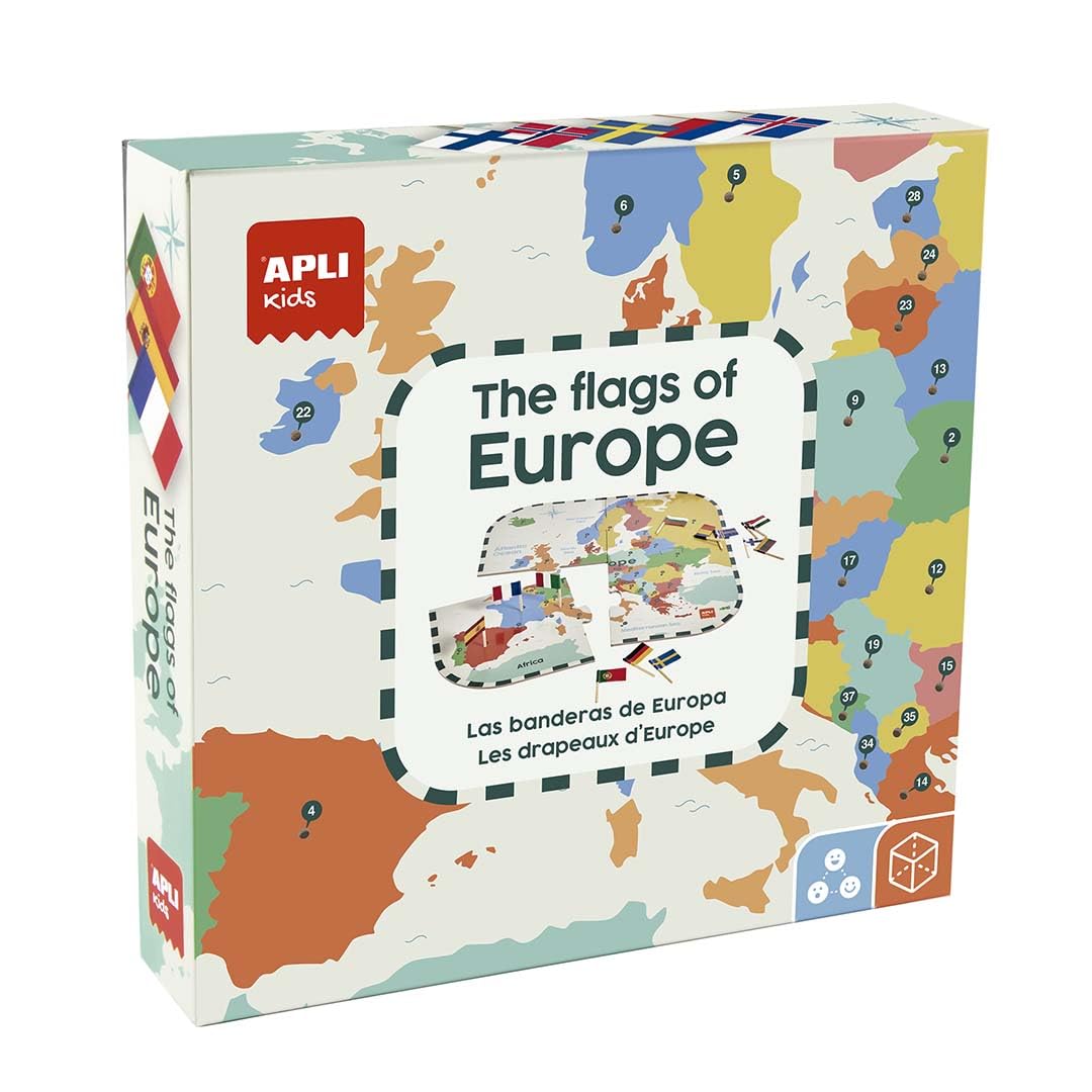 APLI Kids - Puzzle Game of Flags of Europe, Multicolor (19437)