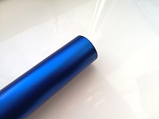 Film Covering - Vinilo adhesivo termoformable, 152 x 30 cm, 152 x 50 cm, color azul mate
