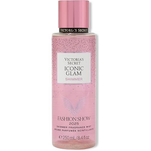 Victoria's Secret Fashion Show Iconic Glam Shimmer Fragrance Mist, Body Spray for Women (8.4 oz)