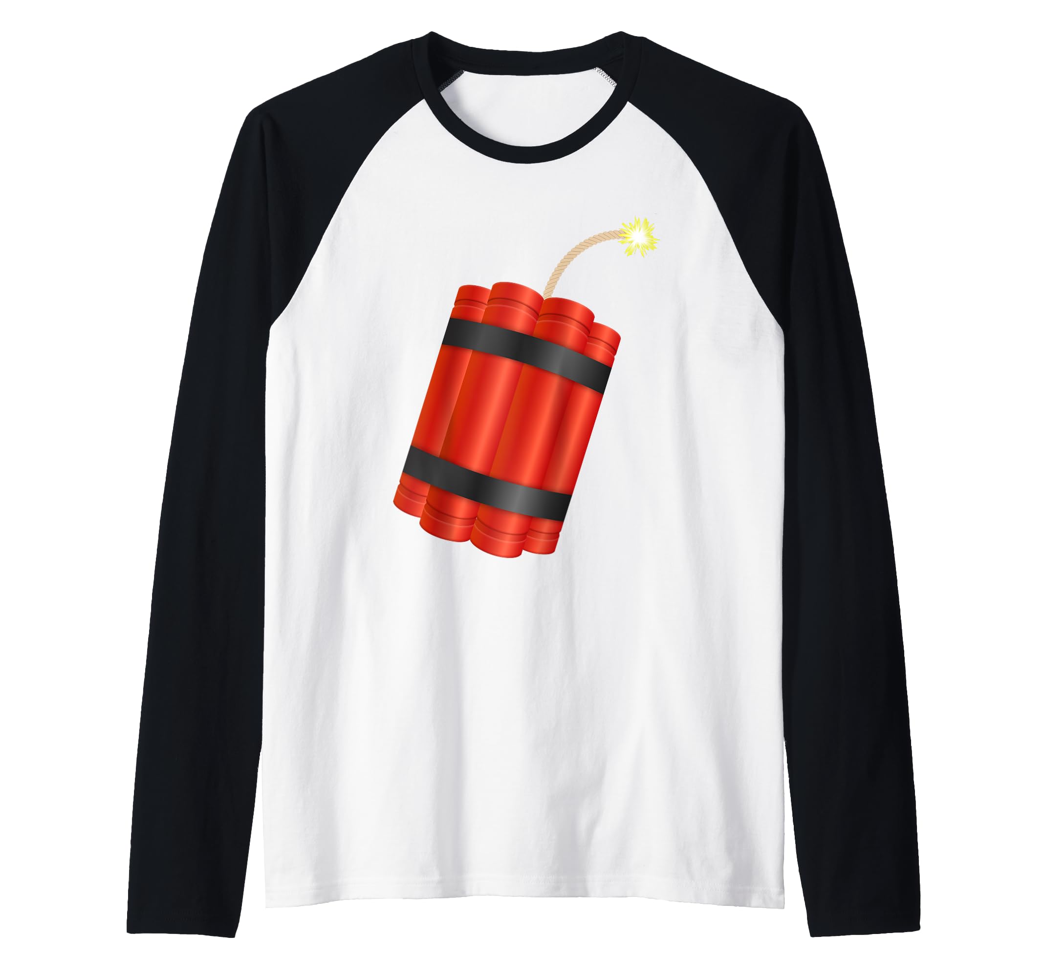 TNT Dynamite Shirt Adult Men Women Kids TNT Dynamite Costume Raglan Baseball Tee