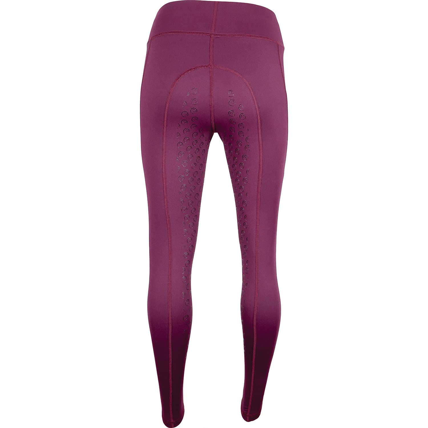 AK Oreo AKRS-6052-01 - Mallas de equitación transpirables de cintura alta con agarre de silicona, granate, S