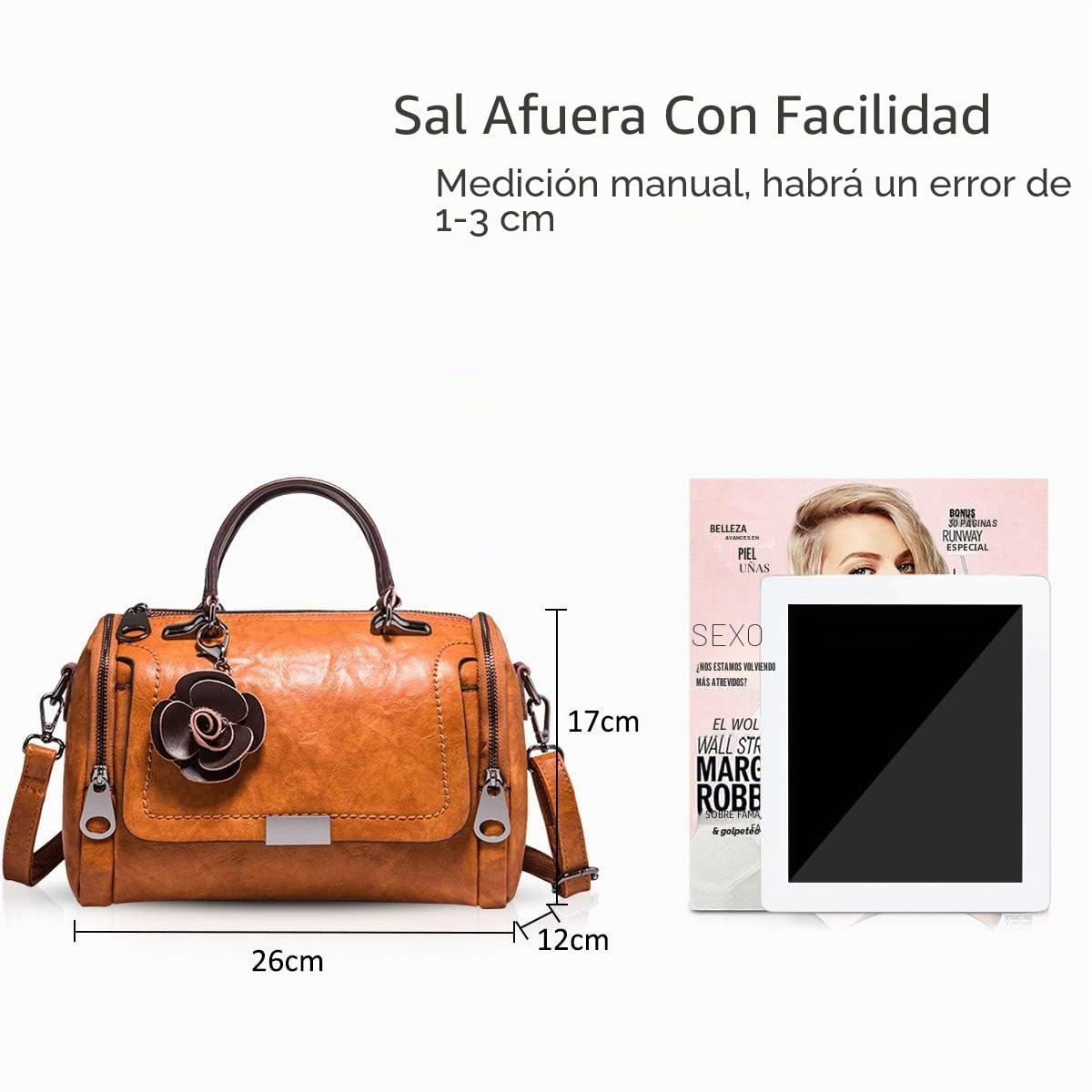 NICOLE & DORIS Bolso mujer bolsos con asas superiores Bolsos florales bolsos de hombro Bolsos Boston para damas