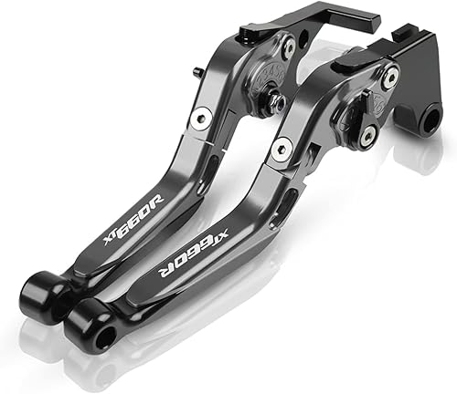 NWSM Palancas de embrague de motocicleta extensible ajustable plegable palanca de embrague de freno para Yamaha XT660R XT660 R 2014 2015 2016