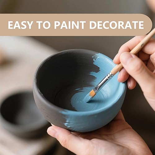 Miniatura 6 de VIBRATITE Arcilla natural seca al aire a granel, 10 libras de arcilla de cerámica para modelado multiusos para principiantes y profesionales (gris